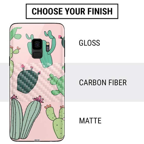 Cactus Print Galaxy S9 Skin